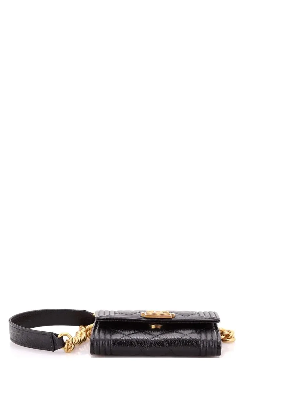 Chanel Boy Flap Card Holder On Chain #288972C19B